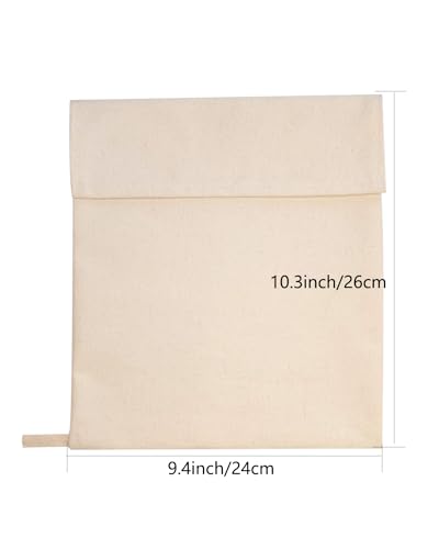 Careyoungs Canvas Ice Crushing Bag for Chilled Cocktails - 9.5 x 13.8 Inches, Set of 2