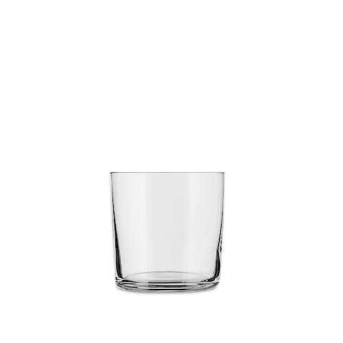 Crystalline Glass Water Tumblers - 3.25-Inch Set of 4