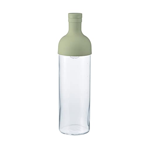 Cold Brew Tea Wine Bottle 750ml Smoky Green Glass