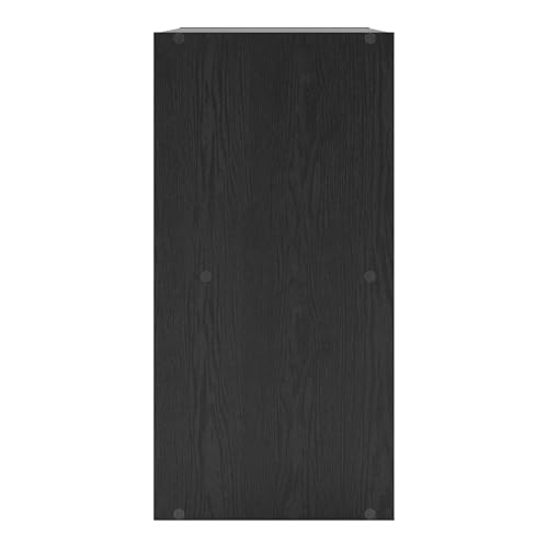4-Cube Storage Organizer Shelf, Stackable Wood Bookcase for Cubby Bins