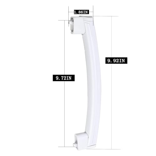 Microwave Door Handle with Support Bracket Replacement Part