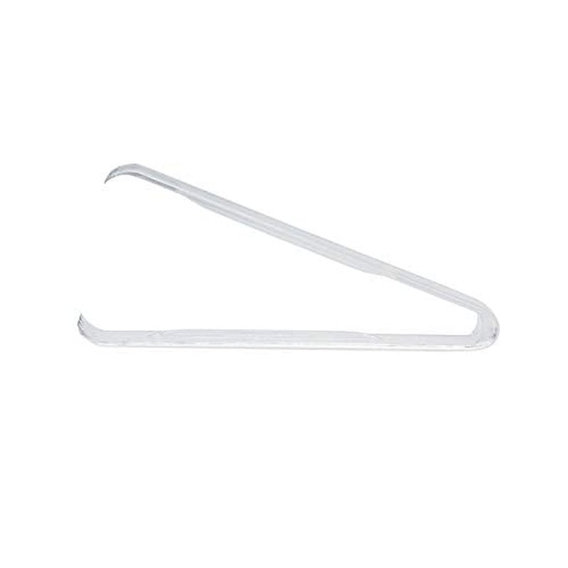 Party Essentials N64 Serving Tongs, 6-1/2", Clear (Pack of 48)