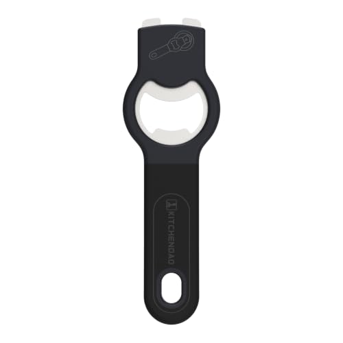 KITCHENDAO 2-in-1 Bottle Opener with Magnet - Manual Beer & Soda Cap Lifter, Dishwasher Safe, 1 Pack