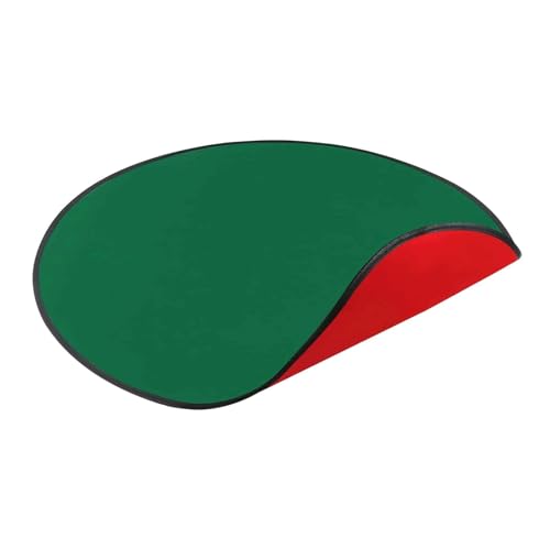 Reversible Christmas Tree Stand Mat - Double-Sided Red & Green Floor Pad (76cm)