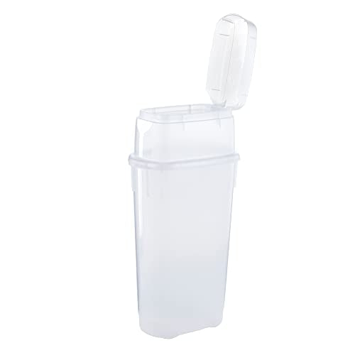 Plastic Wrapping Paper Storage Container with Top Ornament Compartment