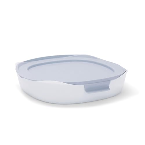Glass Bakeware Set with Lids and Ramekins 8-Piece Oven Safe