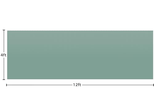 Bulletin Board Backdrop Roll, Green Durable Classroom Paper, 4ft x 12ft
