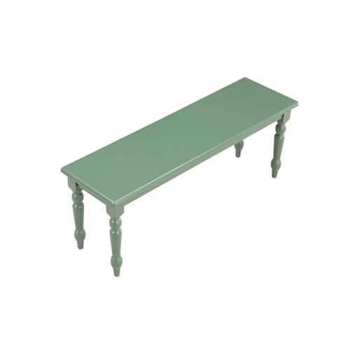 Windsor Backless Dining Bench - Farmhouse Rubberwood Entryway Seating