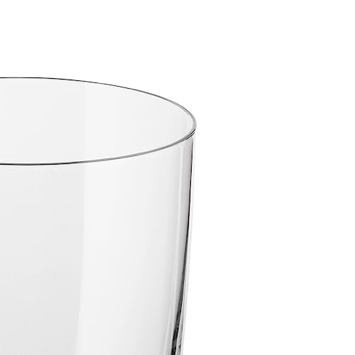 Crystalline Glass Water Tumblers - 3.25-Inch Set of 4