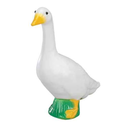 7-Inch Miniature Goose Statue for Desk and Home Decor