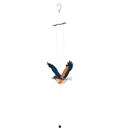 Metal Bird Garden Stake with Motion Spring Decorative Outdoor Sculpture