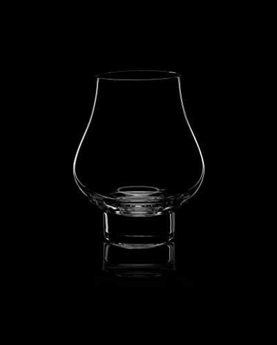 LUXBE 4-Pack Crystal Whiskey & Brandy Glasses - 7.1oz Tasting Glasses Set
