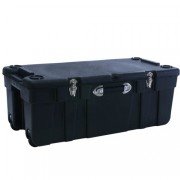 148L Rolling Storage Trunk with Wheels - Heavy Duty Plastic Cargo Box