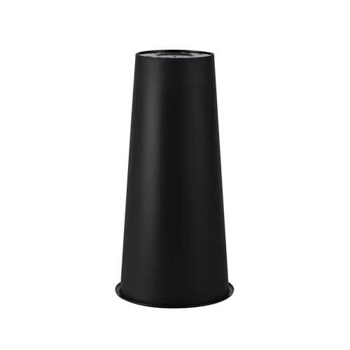 Restaurantware-Bev Tek 24 Ounce Plastic Cups, 100 Disposable Drink Cups - Lids Sold Separately, Serve Hot or Cold Beverages, Black Plastic Party Cup, For Stadiums or Weddings,