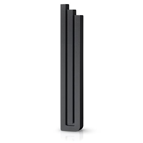 Modern Shin-Shaped Aluminum Mezuzah Case for 6-Inch Scroll, Weatherproof