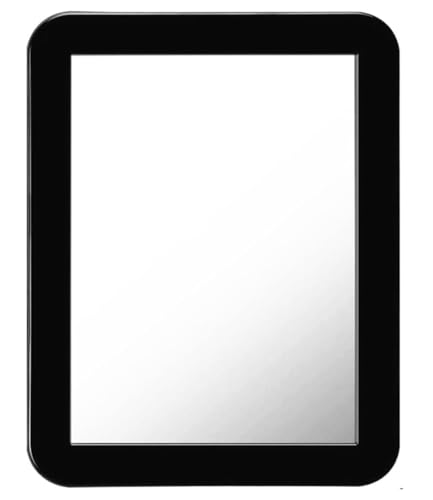 Magnetic Locker Mirror - 5.25" x 7" Real Glass Mirror for School & Home