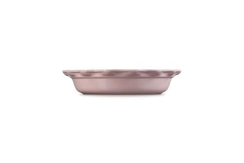Le Creuset Stoneware Heritage Pie Dish, 9", Chiffon Pink