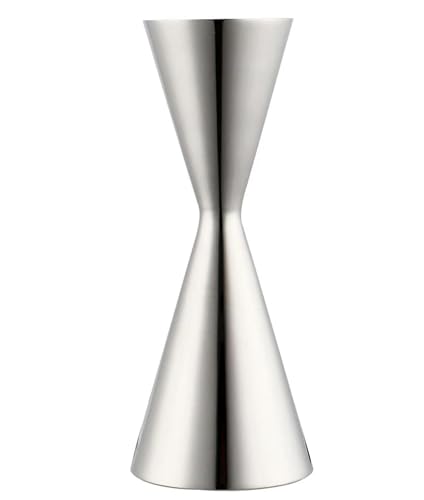 Debrabby Silver Double Jigger - Japanese Style 1/8 oz to 2 oz Bar Tool