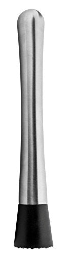 8-Inch Stainless Steel Cocktail Muddler by HQY - Professional Bar Tool