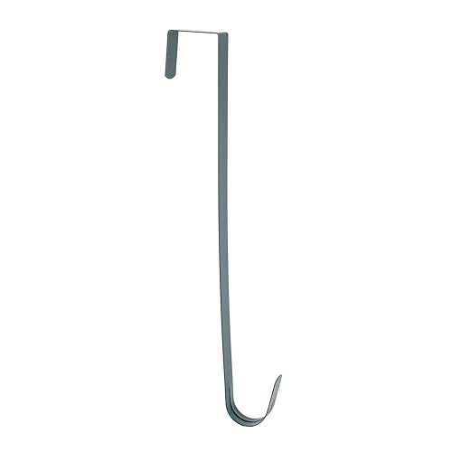 15-Inch Over the Door Wreath Hanger - Heavy Duty Front Door Hook, Green
