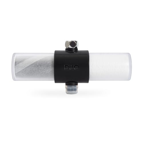 Weddell Duo Black Shower Head Filter - NSF Certified Chlorine & Lead-Free Water Filter