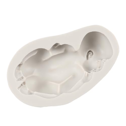 QDMOLDS Sleeping Baby Silicone Fondant Mold – 1pc Baby Candy Chocolate Mold, Style A