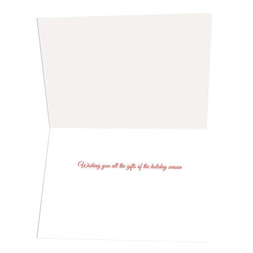 Stonehouse Dock Stargazing Christmas Cards (18-Count) – Includes Envelopes, Glossy Front Matte Interior