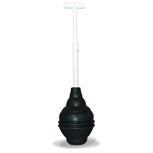 Heavy Duty Toilet Plunger with Telescoping Handle – Beehive Design