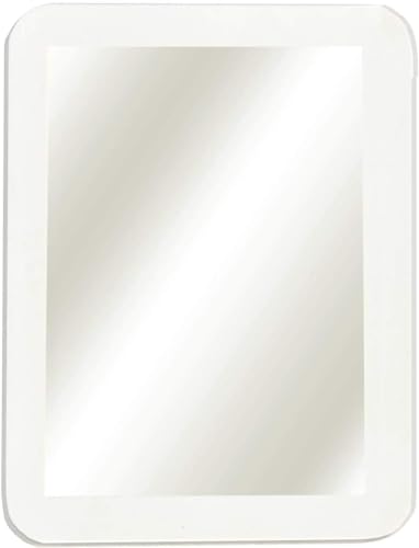 Magnetic Locker Mirror - 5.25" x 7" Real Glass for Lockers & Home