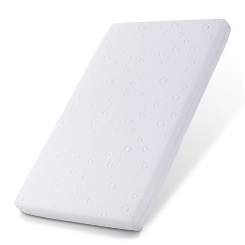 Dual-Sided Gel Memory Foam Travel Crib Mattress - 42" x 24" x 2"