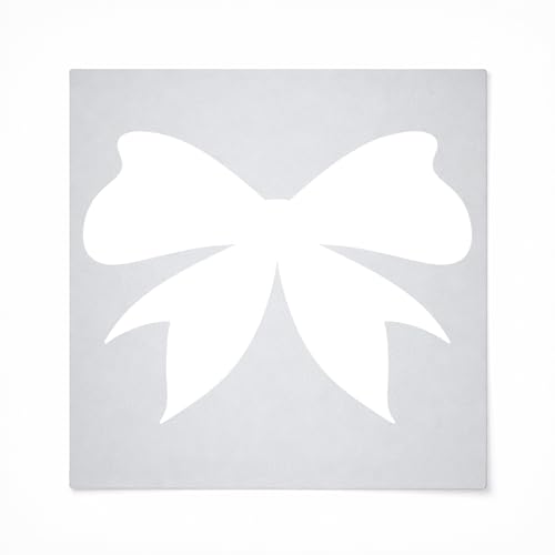 16-Inch Bow Mylar Stencil - Reusable Craft Template for DIY Painting