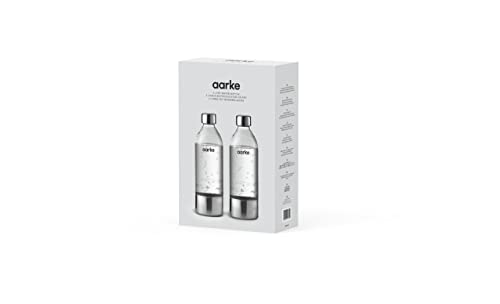 Carbonator Water Bottles 34oz (2-Pack) - BPA-Free PET Sparkling Water Maker