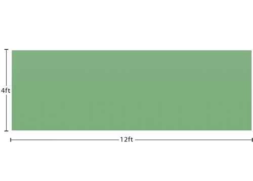 Green Crush Better Than Paper Bulletin Board Roll, 4' x 12'