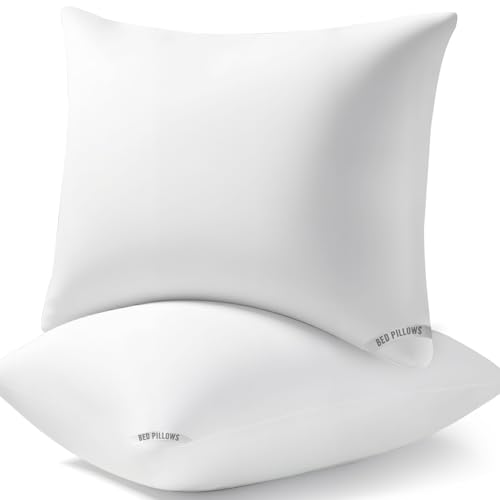 Piwaal Luxury Down Alternative Bed Pillows - Standard Size, Set of 2