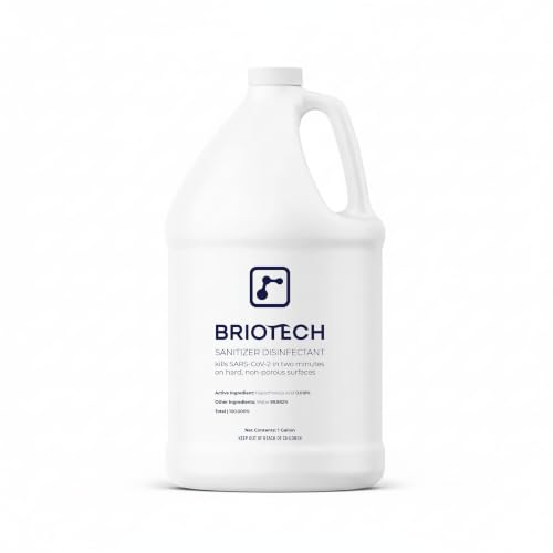 BRIOTECH Hypochlorous Disinfectant & Sanitizer, 1 Gallon Refill