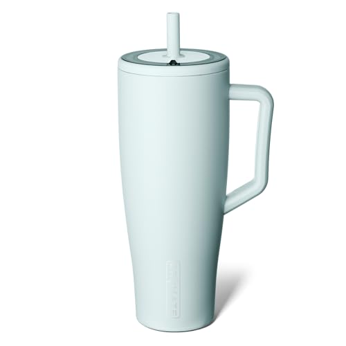 40 oz Insulated Stainless Steel Tumbler with Straw, Leakproof Water Bottle