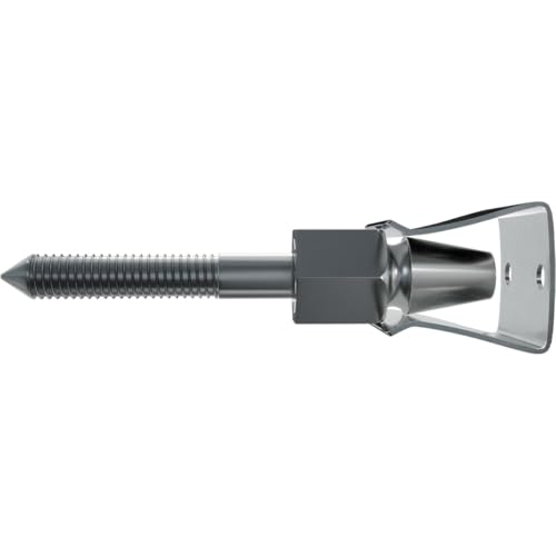 304 Stainless Steel Acorn Shutter Holdbacks - 3-Inch Projection (Pair)