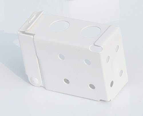 Low Profile Horizontal Blind Mounting Brackets - 2 Inch Box Set, White
