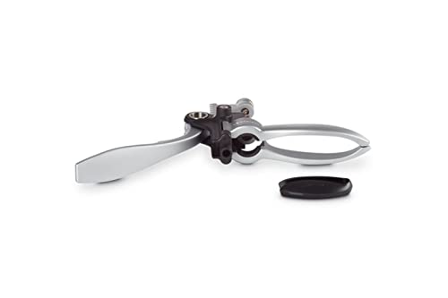 Le Creuset Satin Metal Lever & Foil Cutter | Premium Wine Bottle Opener