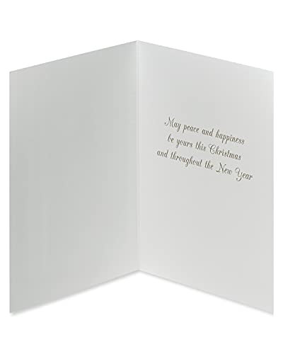 Papyrus Christmas Cards Boxed Set with Envelopes - Peace and Happiness Snowbird, 20 Count