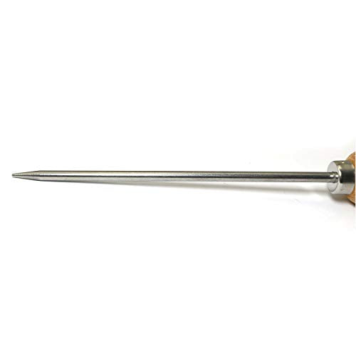 Stainless Steel Ice Picks Set with Wooden Handles - 2 Pack for Bar & Kitchen