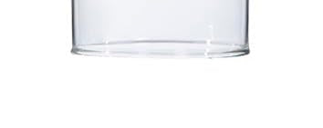 Clear Glass Oil Lamp Chimney - 3 x 10 Inch Borosilicate Replacement