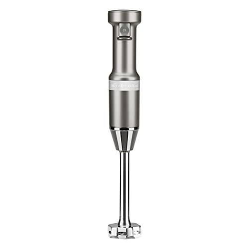 Variable Speed Corded Hand Blender with 8" Blending Arm & 3-Cup Jar
