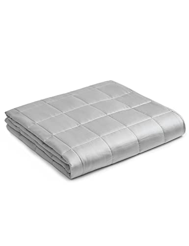 Cooling Weighted Blanket 20lbs – 48x72 Inch Premium Glass Bead Bedding