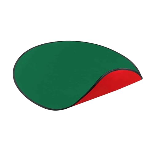 Reversible Christmas Tree Stand Mat - Double-Sided Red & Green Floor Pad (76cm)