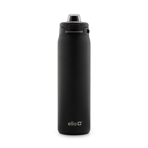 Insulated Stainless Steel Water Bottle with Quick Fill Lid and Sip Chug Spout