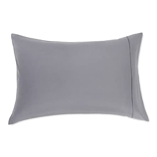 Standard Pillowcase Set, Soft Microfiber Bedding - Dark Gray, 20 x 30 Inch