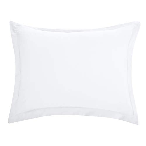 Microfiber 3-Piece Duvet Cover Set with Zipper - Full/Queen, White