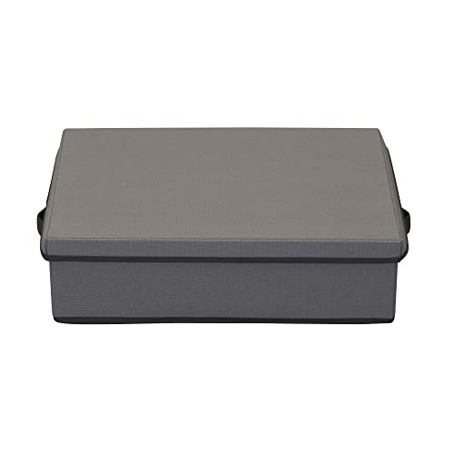 Hard-Sided Platter Storage Chest with Window, 15" x 19" x 5"