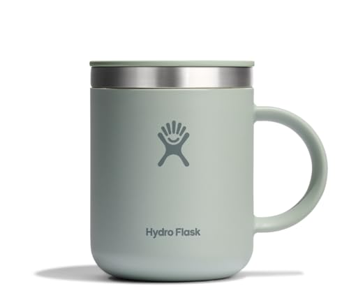 Hydro Flask 12 Oz Insulated Stainless Steel Travel Mug - Agave Green, Leak-Resistant